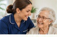 Nurse providing care